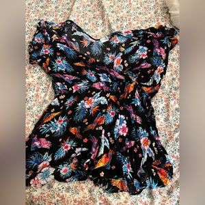 Terra and sky multicolored romper size 3x